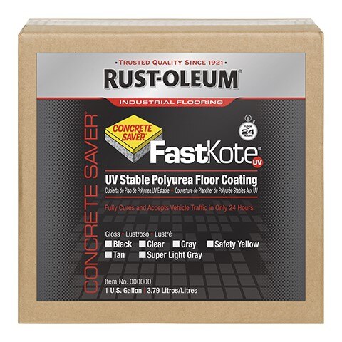 Coating, FastKote & FastKote UV, 1 gal, Kit, Light Gray