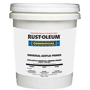Primer, 5 gal, White, Flat, Universal, Acrylic