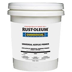 Primer, 5 gal, White, Flat, Universal, Acrylic