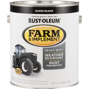 Rust-Oleum 1 Gallon Black Gloss Farm & Implement Enamel