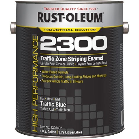 Striping Paint, Traffic Marking, 1 gal, Yellow, Semi-Gloss