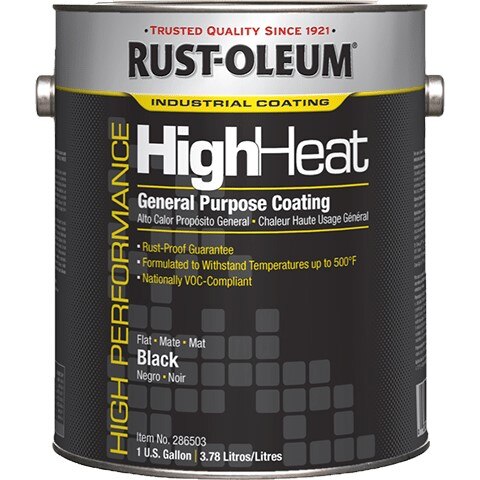 Coating, High Heat, 1 gal, Aluminum, Gloss
