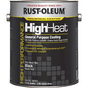 Coating, High Heat, 1 gal, Aluminum, Gloss