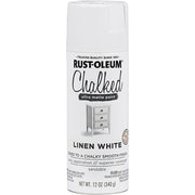 Rust-Oleum Chalked 12 Oz. Ultra Matte Spray Paint, Linen White