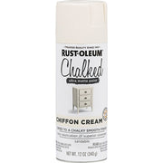 Rust-Oleum Chalked 12 Oz. Ultra Matte Spray Paint, Chiffon Cream