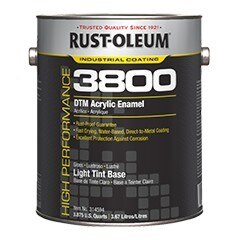 Coating, 3800, 1 gal, Light Tint Base, Gloss, Acrylic Enamel