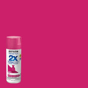 Rust-Oleum Painter's Touch 2X Ultra Cover 12 Oz. Satin Paint + Primer Spray Paint, Magenta