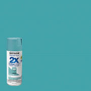 Rust-Oleum Painter's Touch 2X Ultra Cover 12 Oz. Satin Paint + Primer Spray Paint, Vintage Teal