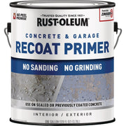 Rust-Oleum Garage & Concrete Recoat Floor Primer, Semi-Transparent Gray, Gal