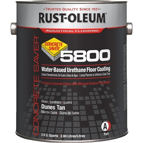 Coating, 5800, 1 gal, Kit, Dunes Tan, Gloss, Floor, Water