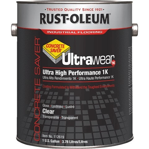 Coating, 1 gal, Clear, Gloss, Floor