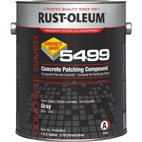 Patching Compound, 2 gal, Kit, Gray, Floor, Concrete