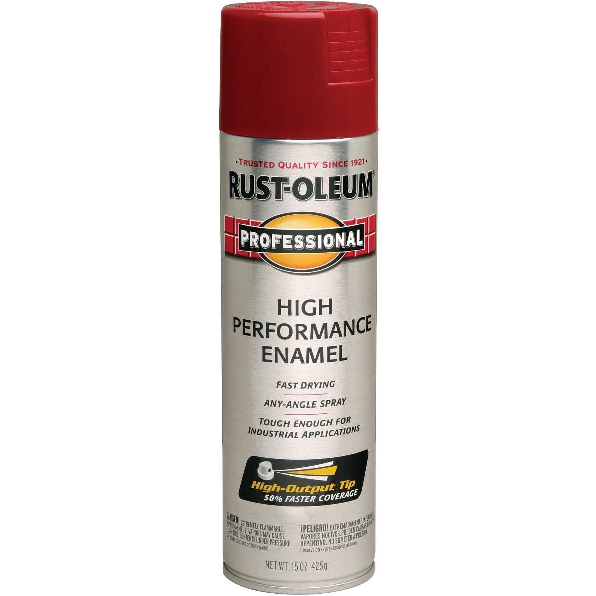 Rust-Oleum Professional Fast Dry 15 Oz. Gloss High Performance Enamel Spray Paint, Regal Red
