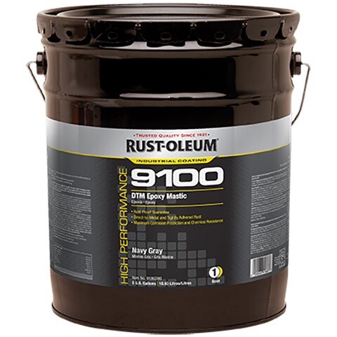 Coating, 9100, 5 gal, Navy Gray, Gloss, High Performance