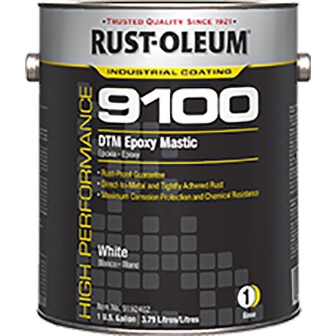Coating, 9100, 1 gal, White, Gloss, High Performance
