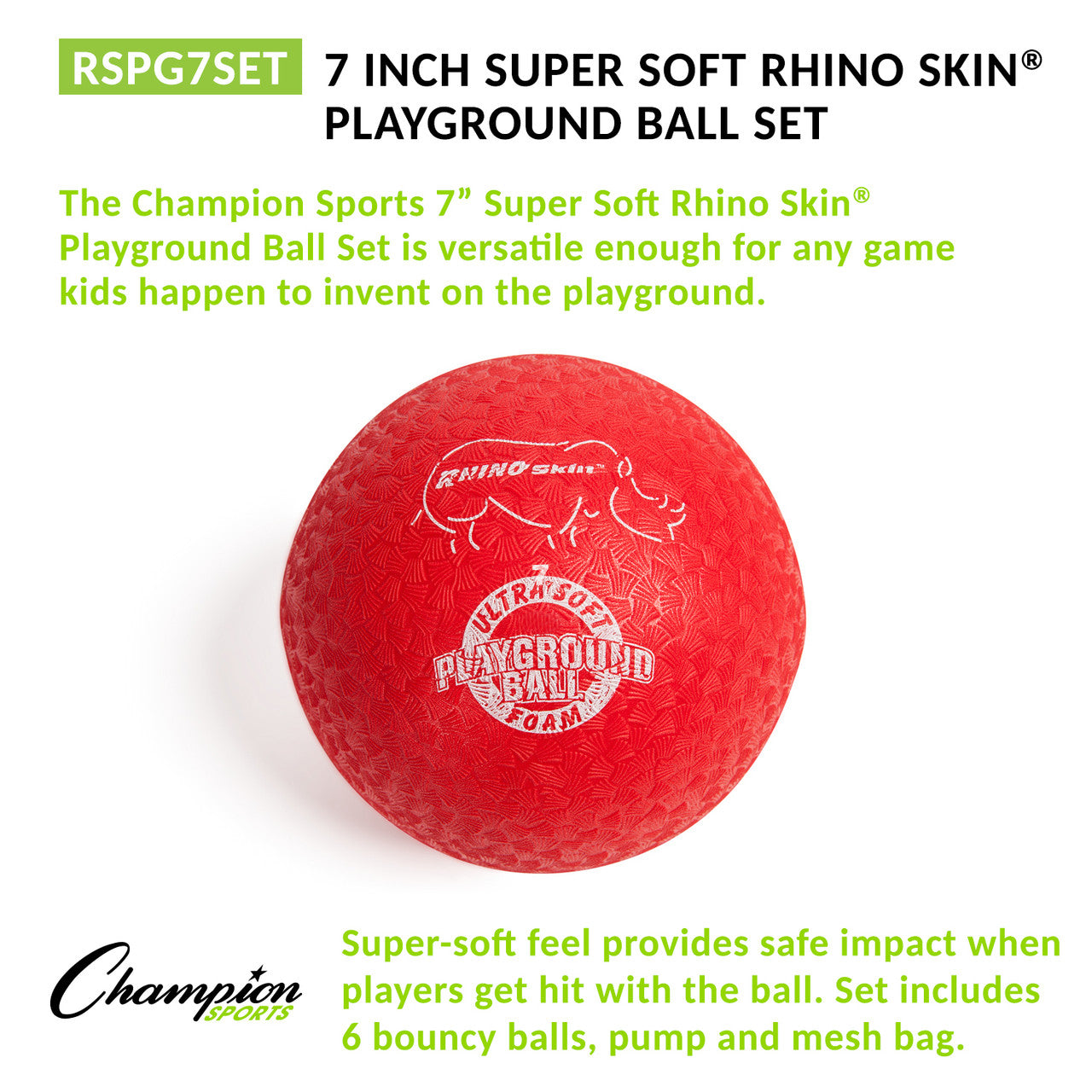 7" Soft Playground Ball Set