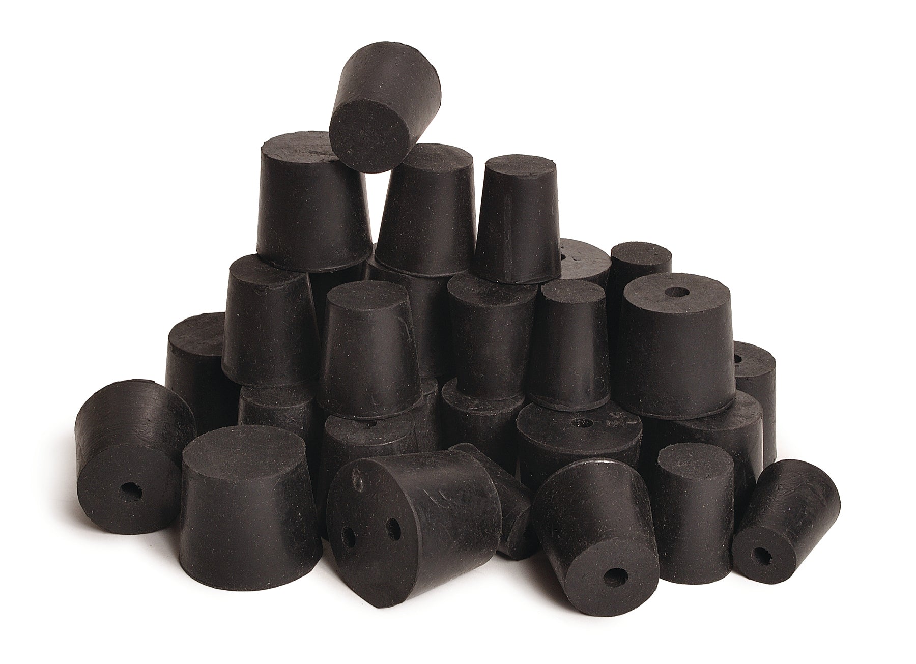 United Scientific® Rubber Stoppers, Solid, #000, comes with 1LB