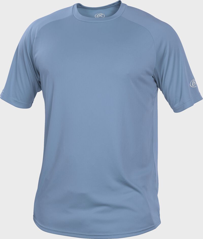 Rawlings Adult Crew Neck Short Sleeve Jersey - Medium - Columbia Blue