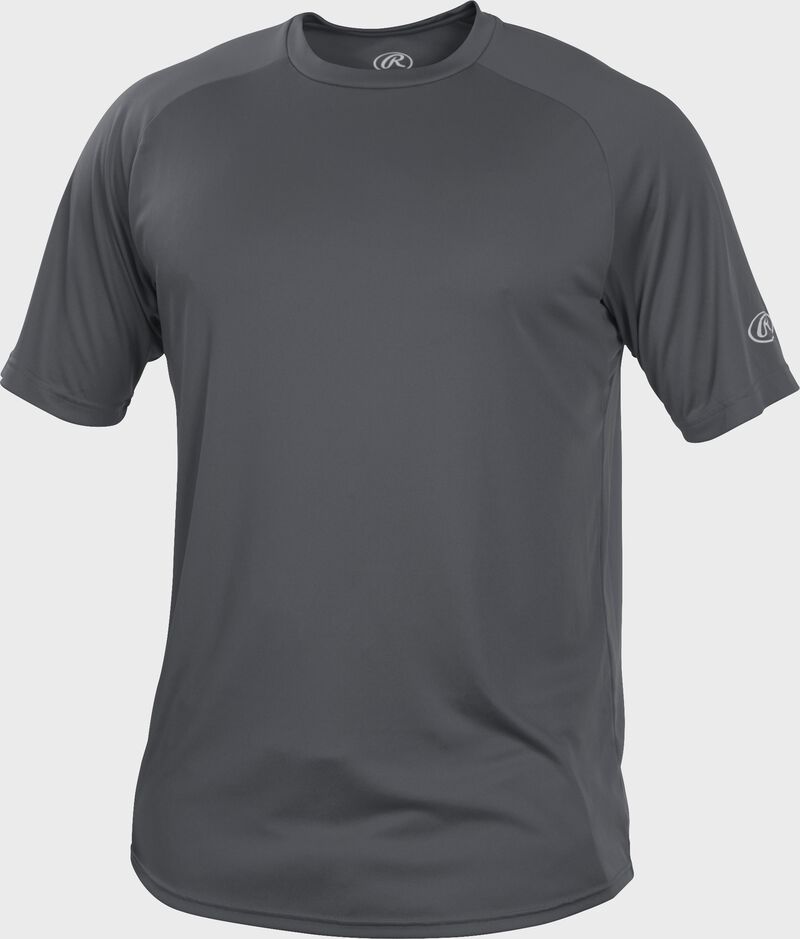 Rawlings Adult Crew Neck Short Sleeve Jersey - 2Xl - Graphite