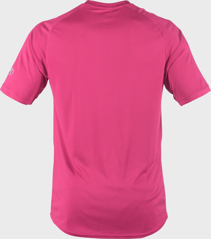 Rawlings Adult Crew Neck Short Sleeve Jersey - Extra Large - Hot Pink