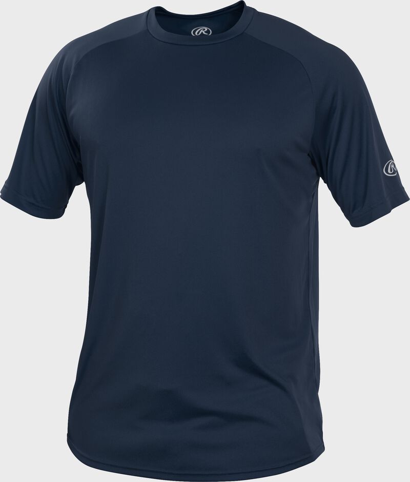 Rawlings Adult Crew Neck Short Sleeve Jersey - 3Xl - Navy
