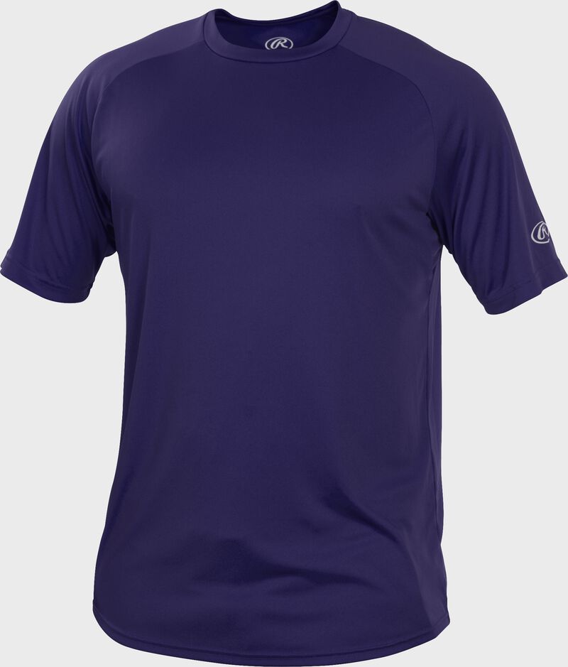 Rawlings Adult Crew Neck Short Sleeve Jersey - Extra Large - Purple