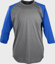 Rawlings Adult Three-Quarter Sleeve Performance Jersey - 2Xl - Royal