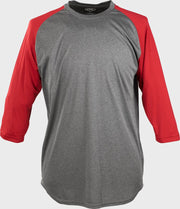 Rawlings Adult Three-Quarter Sleeve Performance Jersey - 3Xl - Scarlet