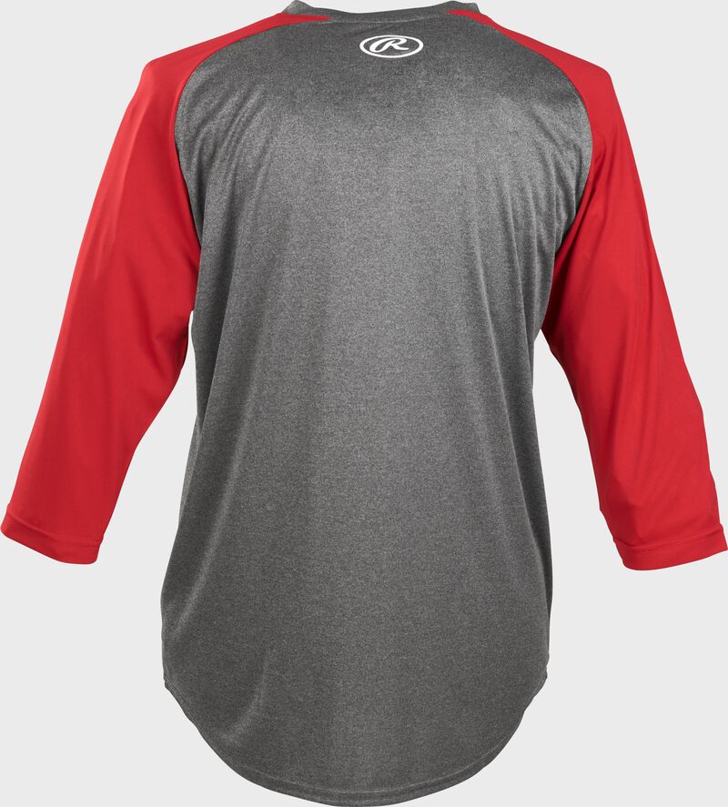Rawlings Adult Three-Quarter Sleeve Performance Jersey - Medium - Scarlet