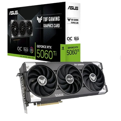 ASUS - TUF Gaming NVIDIA GeForce RTX 5060 Ti OC Edition 16GB GDDR7 PCI Express 5.0 Graphics Card - Black