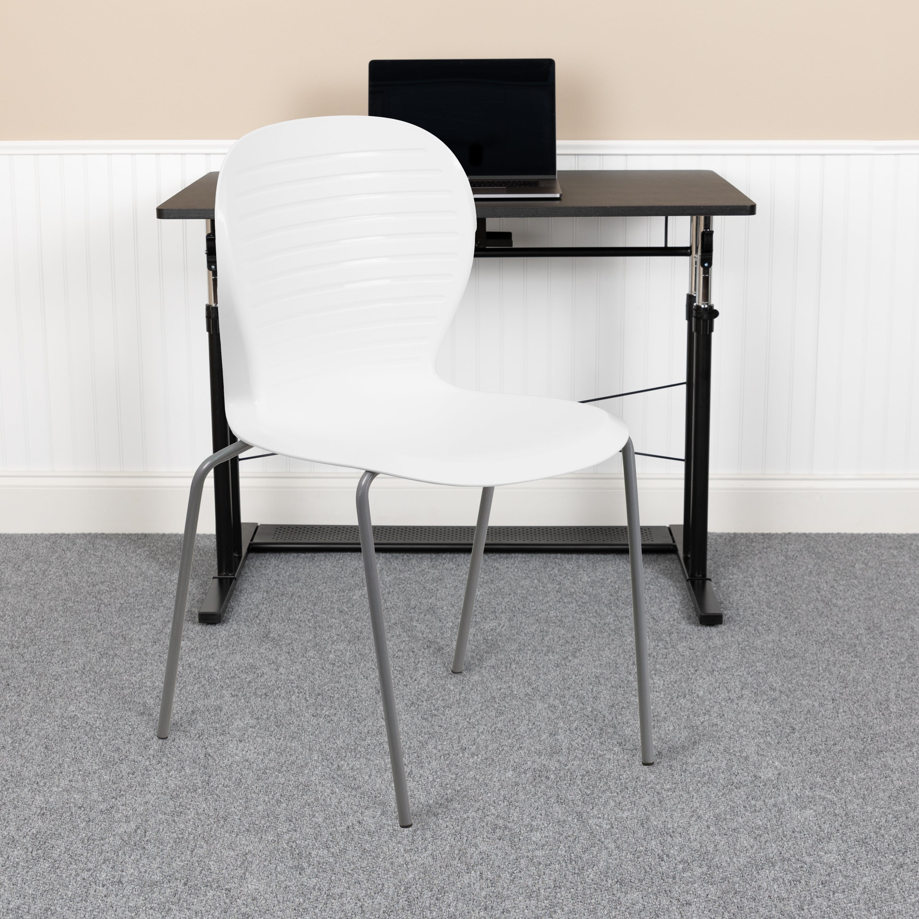 HERCULES Series 551 lb. Capacity White Stack Chair