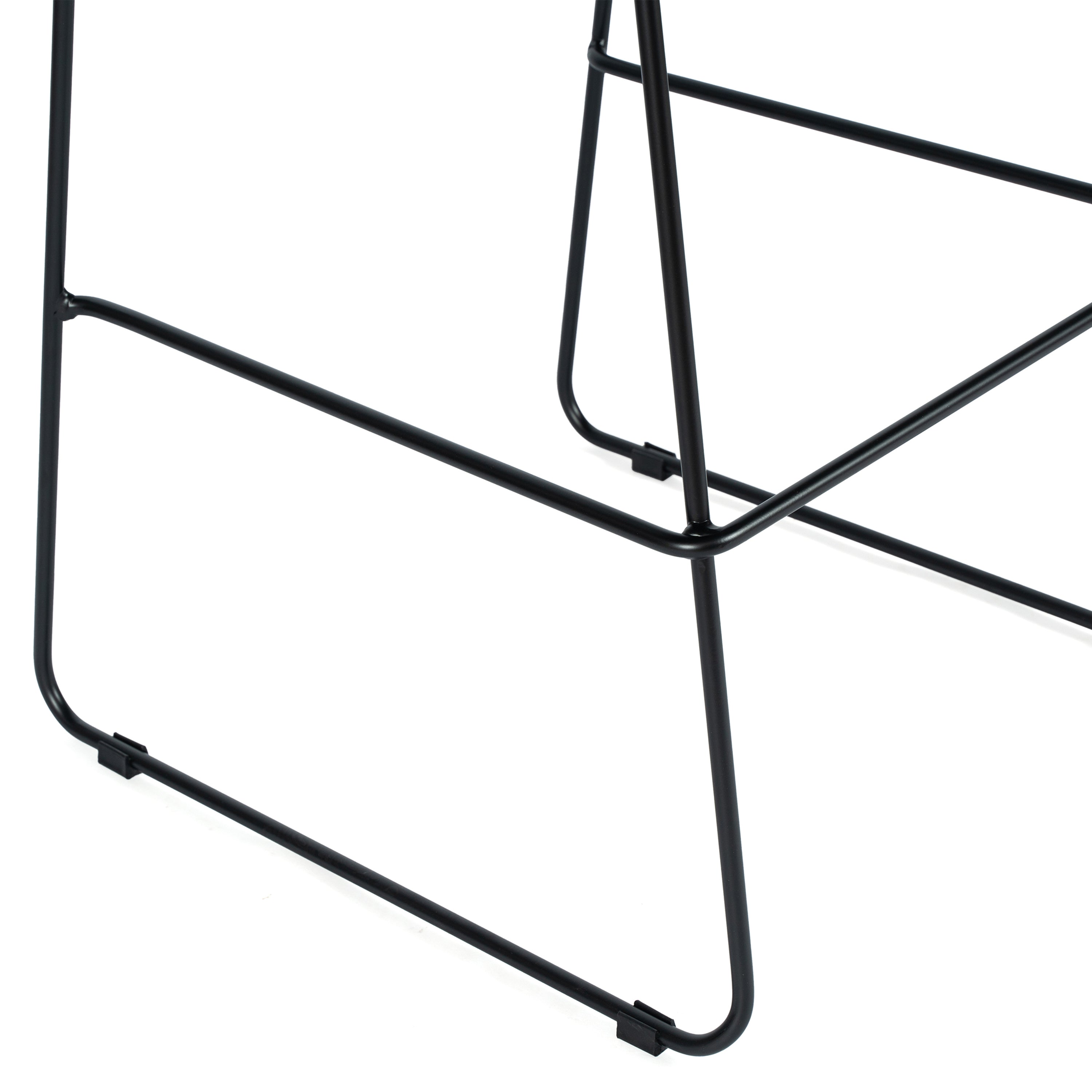 HERCULES Stack Bar Stool with Air-Vent Back and Powder Coated Sled Base