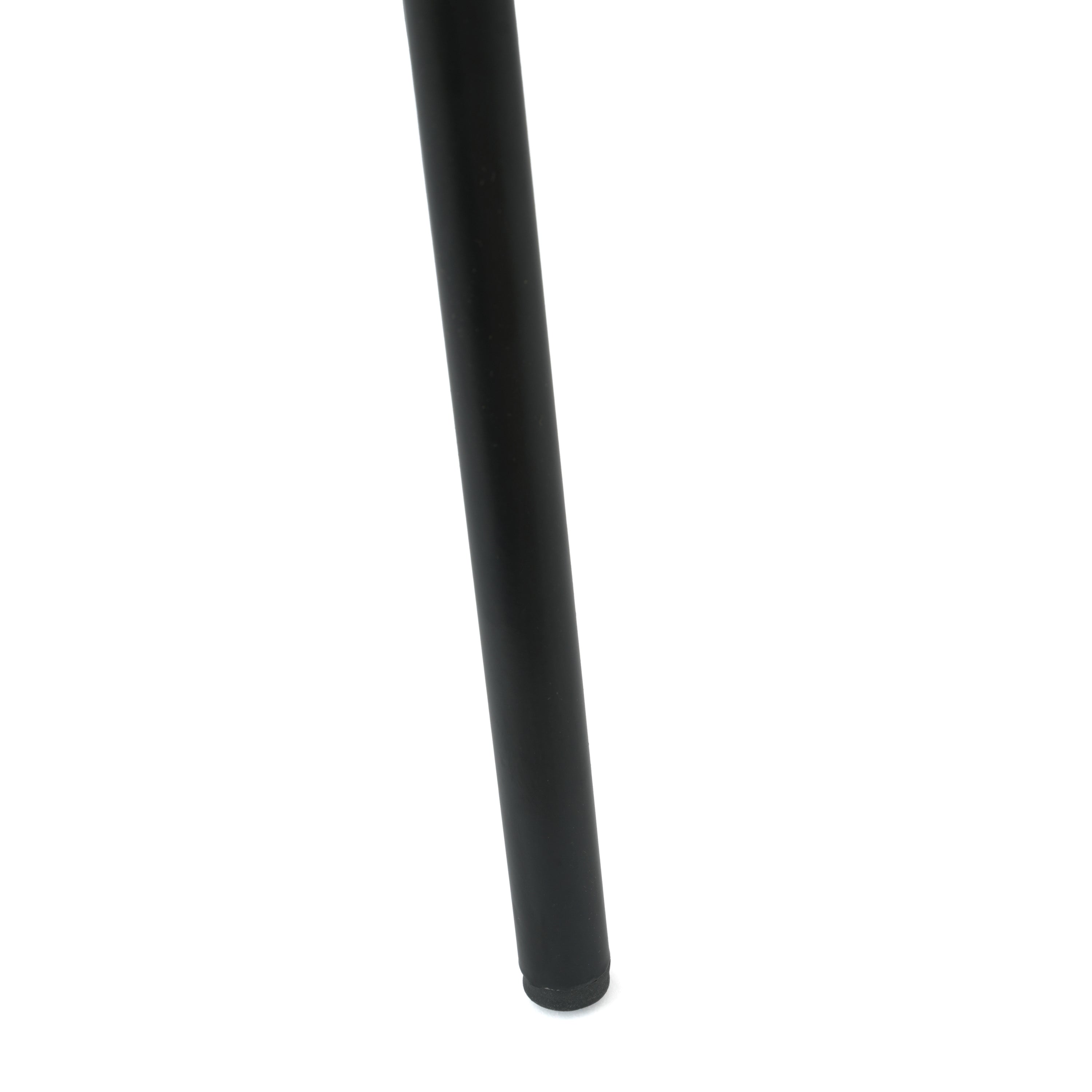 HERCULES Black Stack Chair with Air-Vent Back, Non-Sled Base and Black Powder Coated Metal Frame