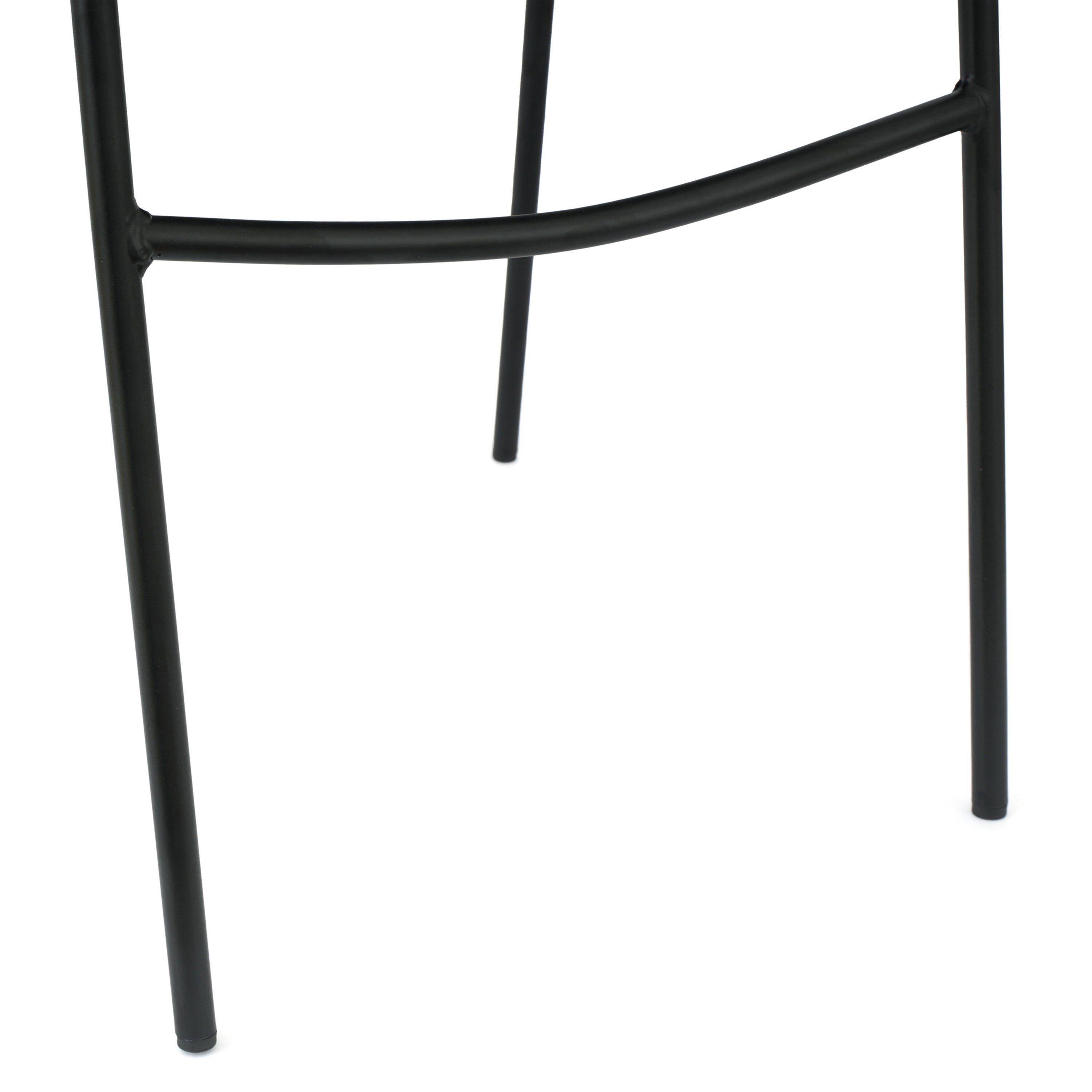 HERCULES Black Stack Chair with Air-Vent Back, Non-Sled Base and Black Powder Coated Metal Frame