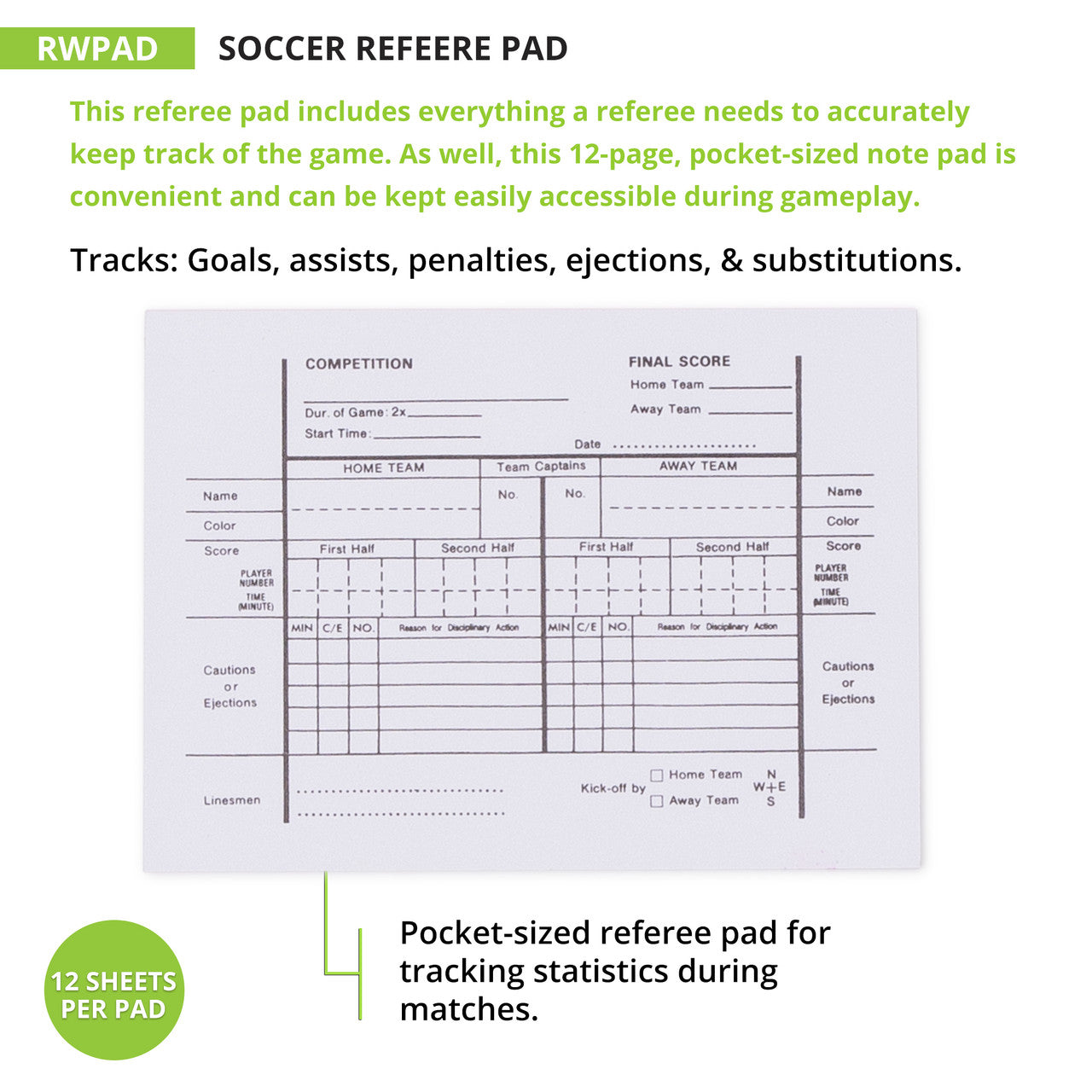 Soccer Referee Pad