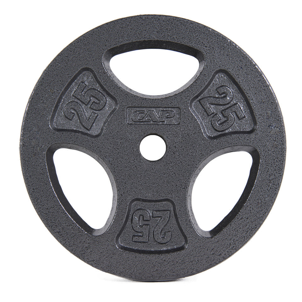 CAP Standard Grip 25 Lb Black Plate