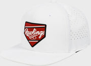 Rawlings Base Logo Hat - Osfa - White