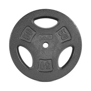 CAP Standard Grip 50 Lb Black Plate