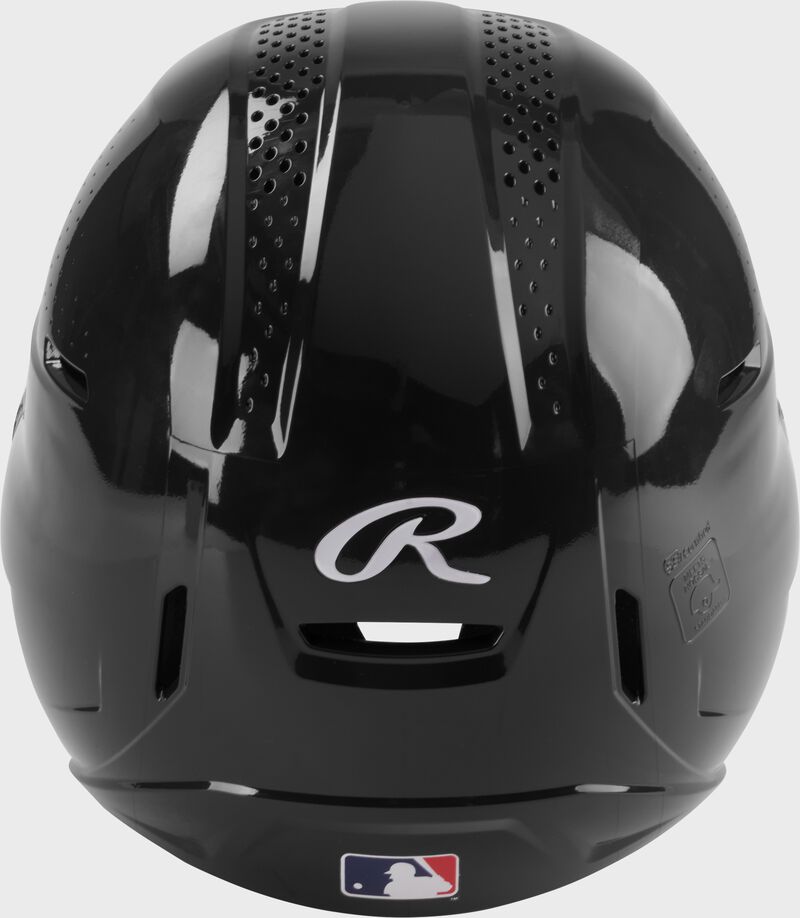 Rawlings Rx2 Gloss Junior Batting Helmet - Black