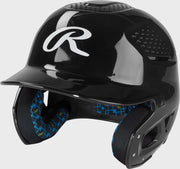 Rawlings Rx2 Gloss Senior Batting Helmet - Black