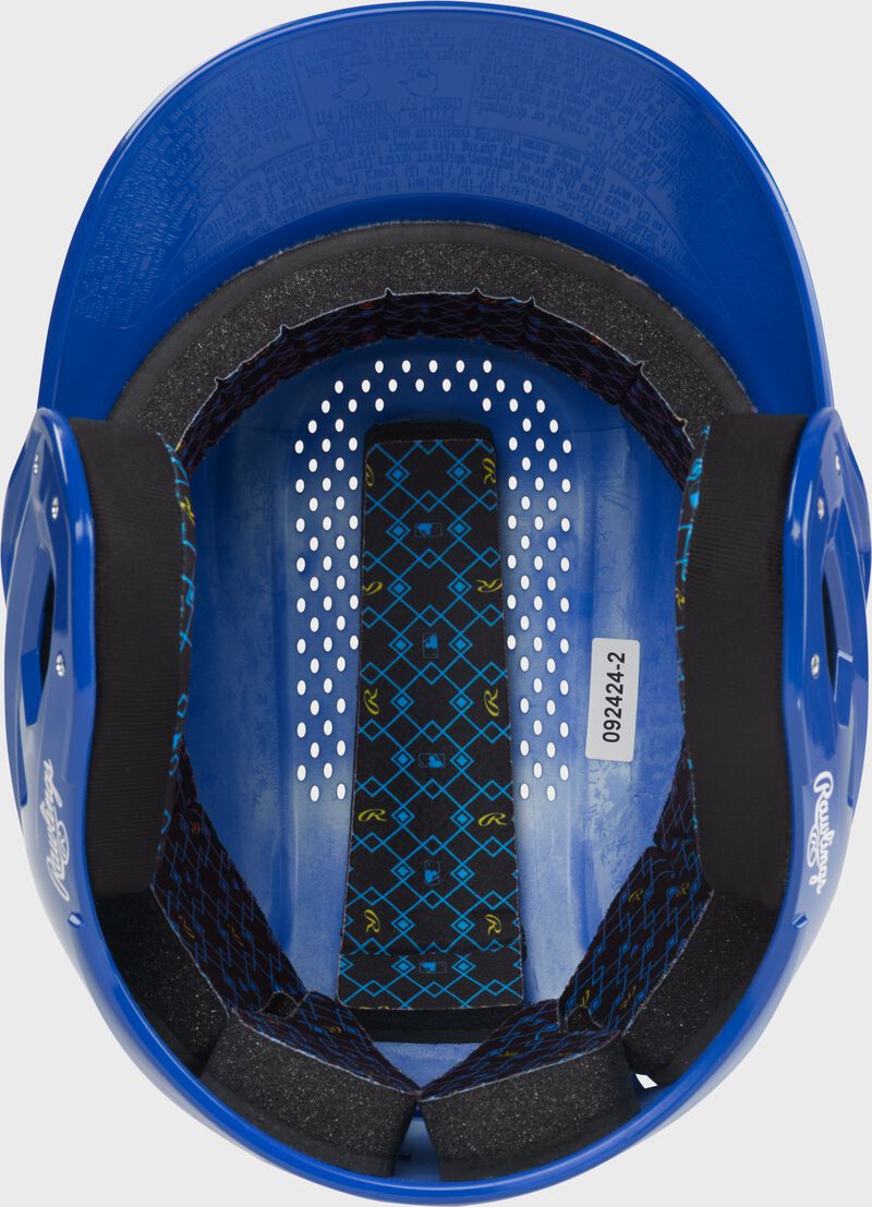 Rawlings Rx2 Gloss Junior Batting Helmet - Royal