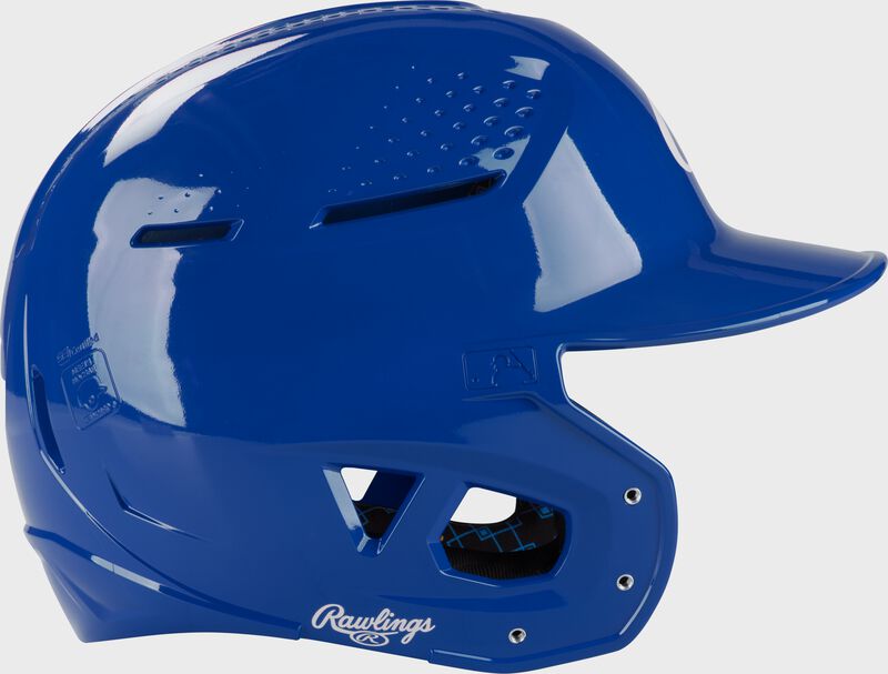 Rawlings Rx2 Gloss Junior Batting Helmet - Royal