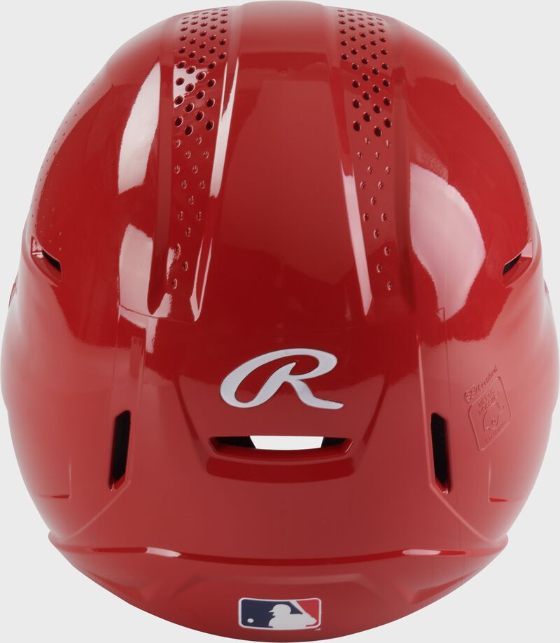 Rawlings Rx2 Gloss Junior Batting Helmet - Scarlet