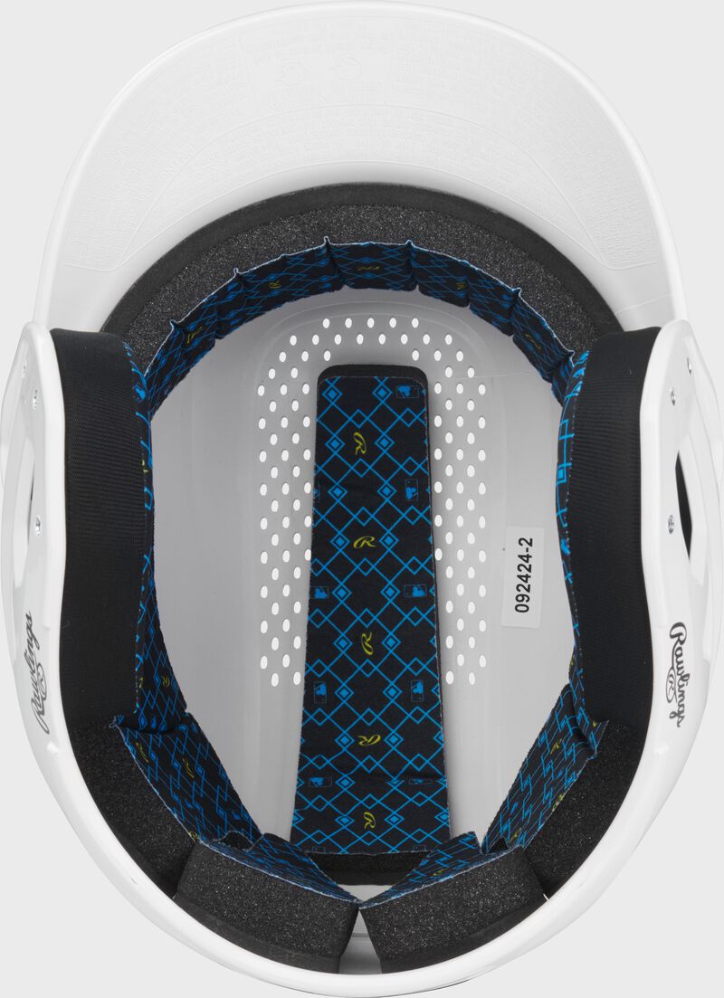 Rawlings Rx2 Gloss Junior Batting Helmet - White