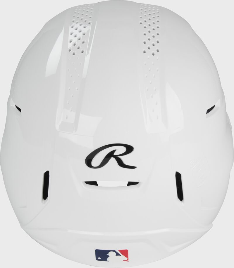 Rawlings Rx2 Gloss Junior Batting Helmet - White