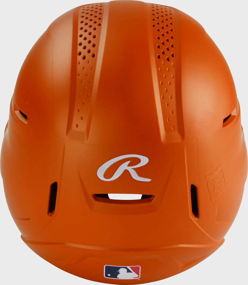 Rawlings Rx2 Matte Junior Batting Helmet - Athletic Orange