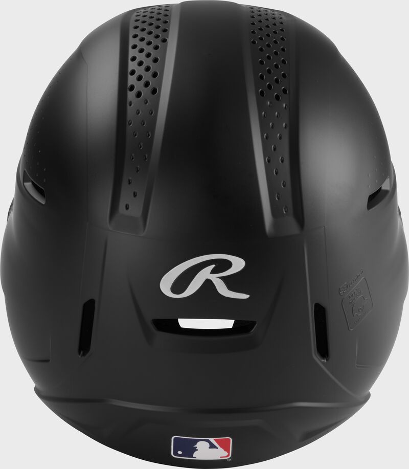Rawlings Rx2 Matte Senior Batting Helmet - Black