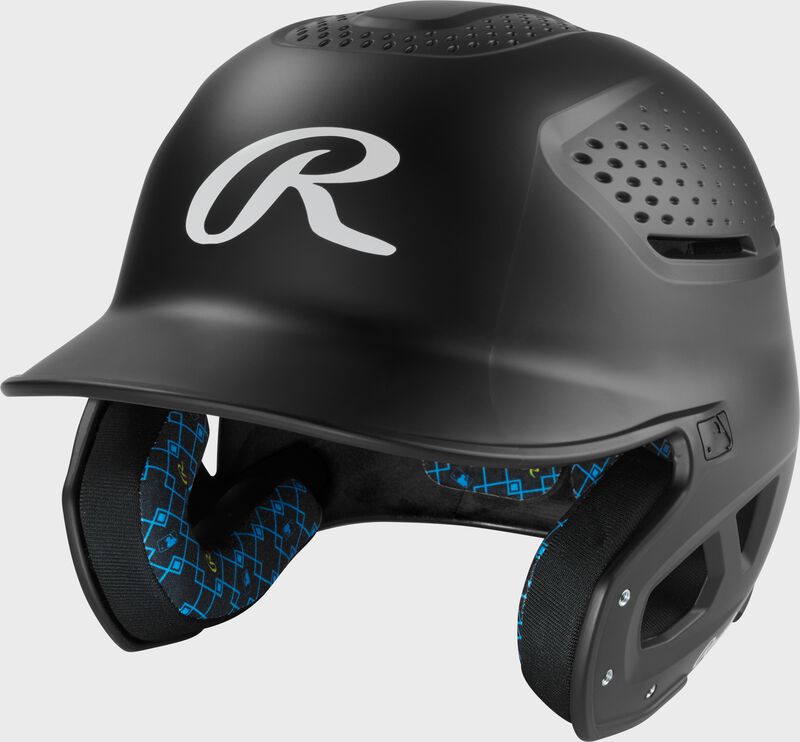 Rawlings Rx2 Matte Junior Batting Helmet - Black