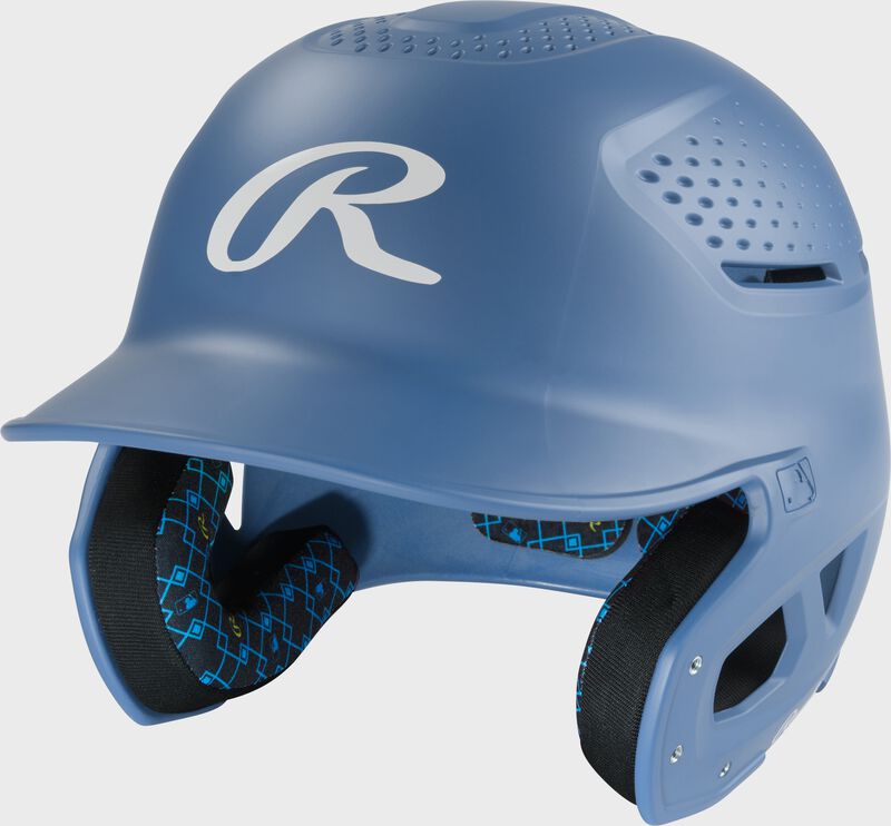 Rawlings Rx2 Matte Junior Batting Helmet - Columbia Blue
