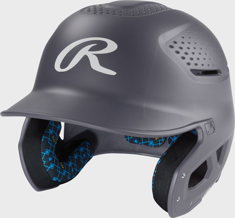 Rawlings Rx2 Matte Senior Batting Helmet - Graphite